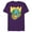Purple, variant on Disney Winnie the Pooh Eeyore Bother Free Sixties Retro - Short Sleeve Blended T-Shirt for Adults - Customized-Yellow