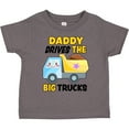 thumbnail image 3 of Inktastic Daddy Drives the Big Trucks with Dump Truck Boys or Girls Toddler T-Shirt, 3 of 5
