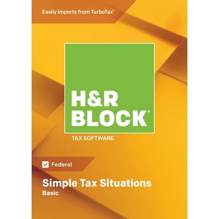 H&R Block Tax Software 2018 Basic Win (Email