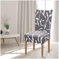 thumbnail image 2 of Printed Dining Chair Slipcovers Washable Softness Elastic Installation Chair Protector Banquet Chair Seat Cover for Hotel and Wedding Ceremony(Colour3,Set of 4), 2 of 7