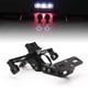 thumbnail image 3 of Marco universal para matrícula de motocicleta con soporte ajustable para intermitentes LED plateados, 3 of 5
