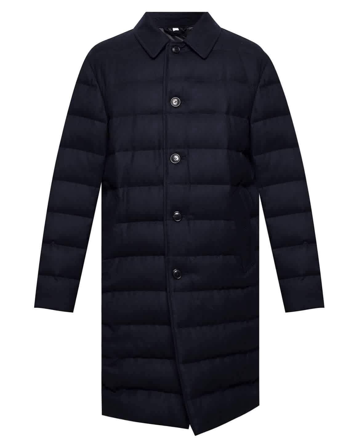 Burberry Men's Navy Down-filled Wool 
