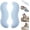 2 Pcs, variant on Pea Pod Body Pillow for Side Sleeper,Soft Cooling Long Bolster Hug Pillow,Curved Sleep Pillows for Back Hip & Leg Support