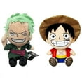 thumbnail image 2 of Original 12-25cm One Piece Anime Figure Zoro Luffy Chopper Plush Toys Cute Cartoon Plushie Stuffed Dolls Pendant Kids Xmas Gifts, 2 of 5