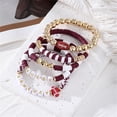 thumbnail image 5 of Faty-T Game Day Bracelet for Women GO GAME DAY Heishi Beaded Stretch Bracelets Stackable Football Sports Jewelry Gifts Accessories Outfits, 5 of 6