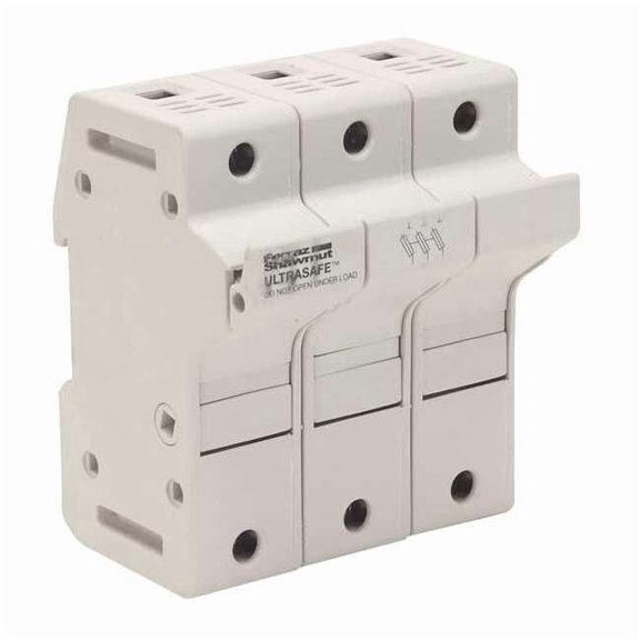Mersen Fuse Block,31 to 60A,Class J,3 Pole US6J3