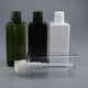 thumbnail image 5 of Botellas cuadradas de plástico PET vacías rellenables de 650 ml para baño y cocina. Marron oscuro, 5 of 9