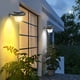 thumbnail image 1 of Luces solares con sensor de movimiento para exteriores - 3 luces de seguridad en modo para pared, valla, jardín y patio (pack 1), 1 of 9