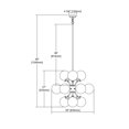 thumbnail image 2 of 14434/12-Elk Home-Boudreaux - 12 Light Chandelier in Modern/Contemporary Style with Mid-Century and Retro inspirations - 21 Inches tall and 25 inches, 2 of 2