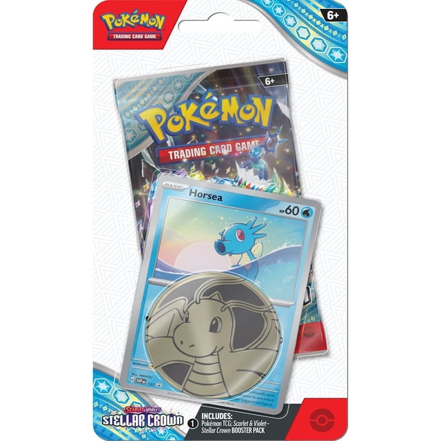 Pokemon TCG : Scarlet & Violet - Stellar Crown Checklane Blister Pack - Horsea Promo