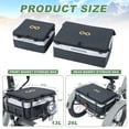 thumbnail image 6 of MOONCOOL Folding Adult Electric Trike w/ Storage Bags , 48V 500W(Peak 1092 W) Rear Motor w/ Differential , 20x4.0" Fat Tire 7 Speed ,14.5Ah UL2849 (By SGS) Battery,60 Miles, 15.5 MPH,Class 2, 6 of 14