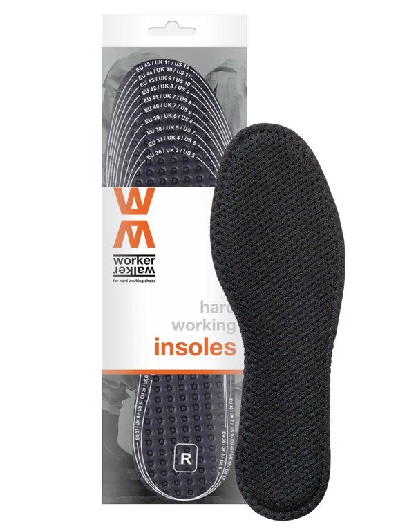 Worker Walker Odor Eating Shoe Insoles for Work boots Shoes-Breathable Inserts Active Carbon