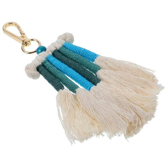 STRANDCHIC Porte-Clés Style Bohème Porte-Clés Corde en Coton 1Ensemble pour Femmes