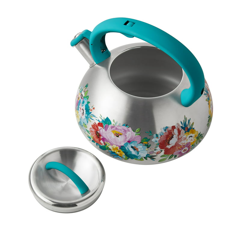 Induction Top Tea Kettle Hand Painted Stainless Steel Kettle the Classic  Sea Green, Gift for Girl Friend, Mom, Home Décor, Christmas Gift 