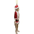 thumbnail image 2 of Scary Santa Claus Skeleton Halloween Skull Christmas Ornament, 2 of 4