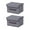 Gray, variant on Upgrade Cotton And Linen Cloth Covered Storage Box Clothing And Debris Storage Artifacts Household Daily Washing Box 2pc Storage Bins for Clothes
