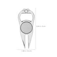 thumbnail image 2 of BESTYASH Accesorio Compacto Para Reparación De Divots En Golf Material Metálico Plateado, 2 of 8