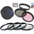 thumbnail image 1 of 62mm Multi-Coated 7 Piece Filter Set Includes 3 PC Filter Kit (UV-CPL-FLD-) And 4 PC Close Up Filter Set (+1+2+4+10) For Sony AF D 50mm f/2.8 Macro Autofocus Lens + Lens Cap + Cap Keeper +..., 1 of 8