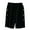 Black, variant on LYMAYTER Kids Unisex Casual Shorts Toddler Elastic Waist Button Shorts Boys Girls Summer Beachpants for 2-12 Years