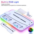 thumbnail image 3 of Soporte De Enfriamiento De Consola, Estación De Enfriamiento De Consola Luz RGB RGB Para Consola De Juegos, 3 of 7