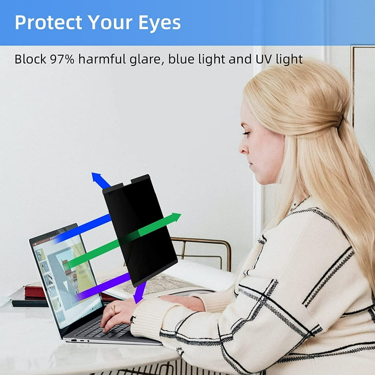 Magnetic Privacy Screen for 14.4 inch Microsoft Surface Laptop Studio, Removable Anti Spy Glare Blue Light Filter, Surface Laptop Studio Privacy Screen Protector 14.4 in