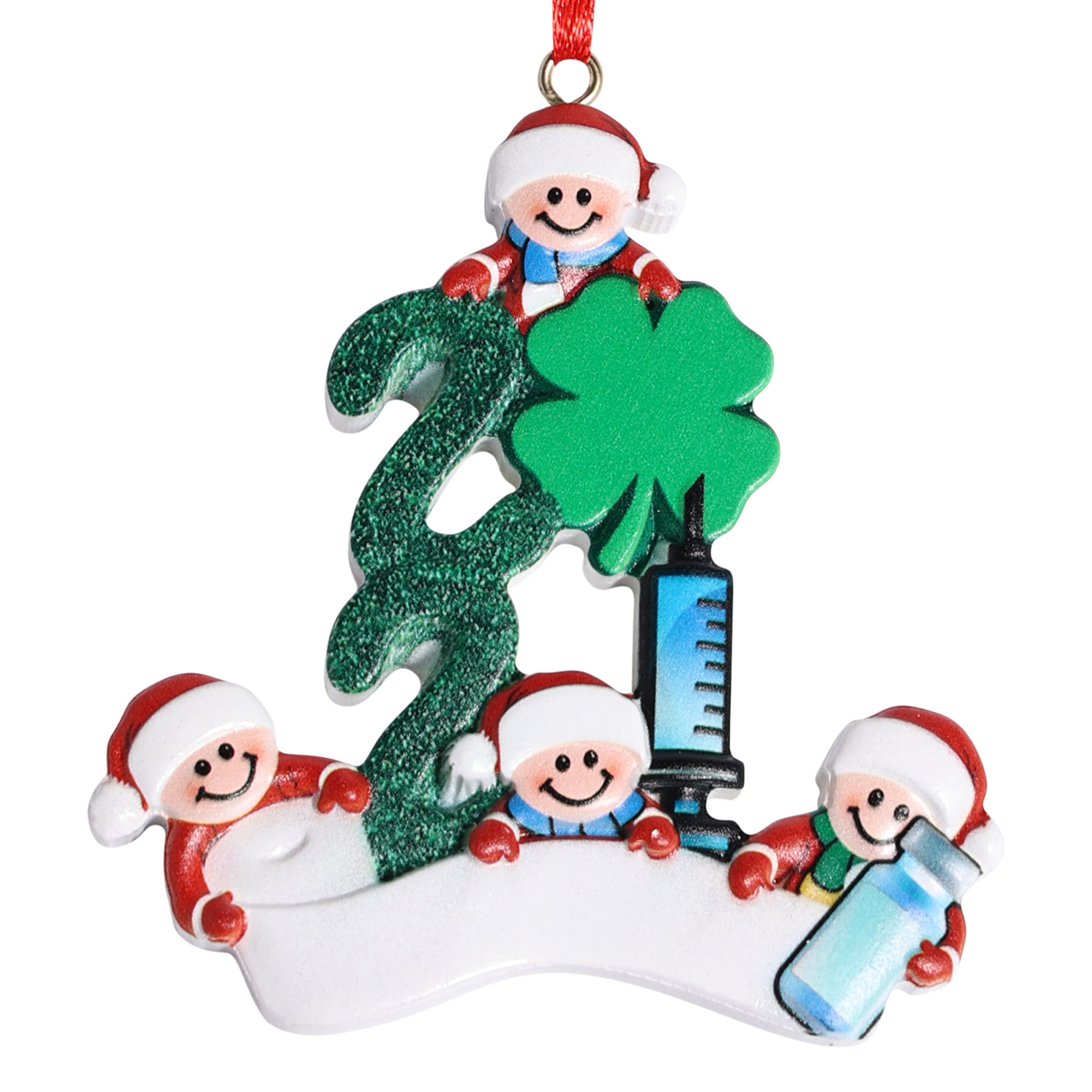 New  Personalized Snowman Christmas Ornament Ceramic Assorted Name 