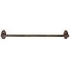 Classic Traditional 24" Grab Bar with Brass Construction - Finish: Chocolate Bronze