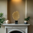 thumbnail image 4 of Polyresin Decorative Coral Gold Finish Black Wooden Base Home Decoration for Living Room Bedroom Study Room Kitchen Office Classic Wood Decor Beautiful Home Decor Gift, 4 of 8