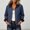 Navy women shacket fall a1, variant on Aaihamo Women's Fall Winter Collared Jackets Long Sleeve Button Down Shacket Casual Basic Oversized Coat Outerwear for Office Work Daily Wear, Brown L