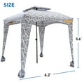 EasyGo Cabana 6’ X 6’ Beach Umbrella & Sports Cabana Lightweight