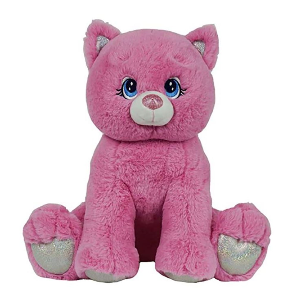 pink stuffed kitty
