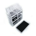 thumbnail image 5 of Cosmetics Rack, Acrylic Makeup and Jewelry Storage Case Display for Bathroom, Dresser, Vanity and Countertop (5 Large, 2 Small Drawers)Transparent, 5 of 9