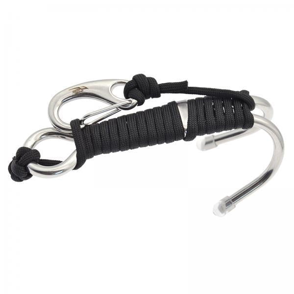 Gancho de buceo DYNWAVEMX de acero inoxidable para arrecife en cuevas