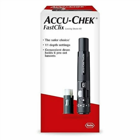 ACCU-CHEK FastClix Lancing Device Kit, 1 Each (Pack of 2)
