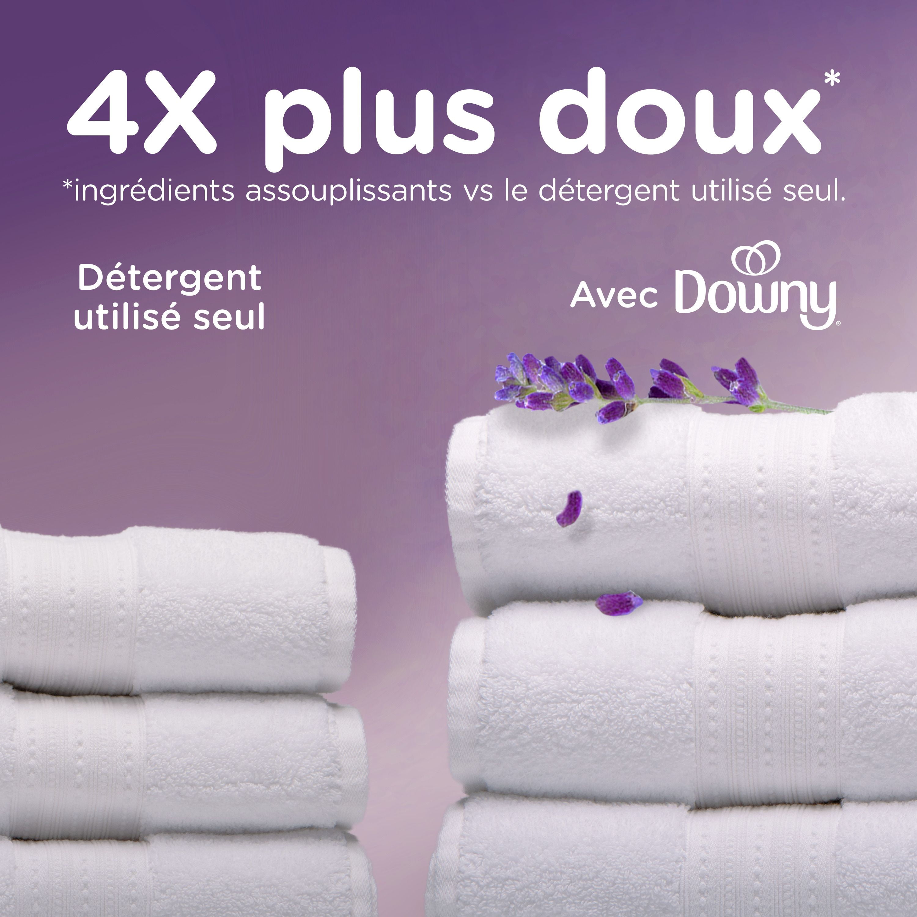 Downy Ultra Soft Plus Fresh Fabric Softener Liquid, Calm, Lavender and Vanilla Bean, Downy Fabric Softener, Laundry Softener 83WL
