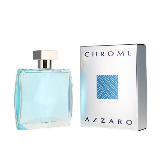 Azzaro Chrome Eau De Toilette, Cologne for Men, 3.4 Oz