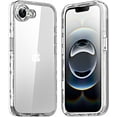 thumbnail image 1 of UTAH-Compatible with iPhone 16e Case Clear, Rugged Heavy Duty Protective Shockproof Drop Tough Transparent Cell Phone Cover, 1 of 4