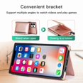 thumbnail image 5 of Dteck Case For iPhone 11 Pro 5.8 2019 Wallet Card Holder PU Leather Card Pockets Slim Protective Shockproof Flip Folio Zipper Purse Cover, rosegold, 5 of 5