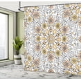 thumbnail image 4 of Ambesonne Ethnic Shower Curtain, Flower Vintage Abstract Art, 69"Wx70"L, Pale Rose, 4 of 4