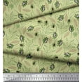 thumbnail image 2 of Soimoi Poly Georgette Fabric Leaves & Insect Print Fabric by The Yard 52 Inch Wide, 2 of 3