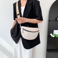 thumbnail image 5 of Bolso de cintura de gran tamaño, bolso de pecho, bolso de viaje de gran capacidad, bolso de mujer de cuero suave, bolso bandolera, 5 of 5