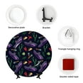 thumbnail image 4 of Sikiie Colorful Vintage Cactuses Bone China Decorative Plate Personality Ceramic Dinner Plate Crafts Decorative Ceramic Decorative Plate -6in, 4 of 6