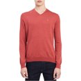 thumbnail image 1 of Calvin Klein Mens Knit Pullover Sweater, Orange, Small, 1 of 1