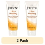 (2 pack) Jergens Ultra Healing Hand and Body Lotion Dry Skin Moisturizer, Vitamins C, E, B5, 2 oz