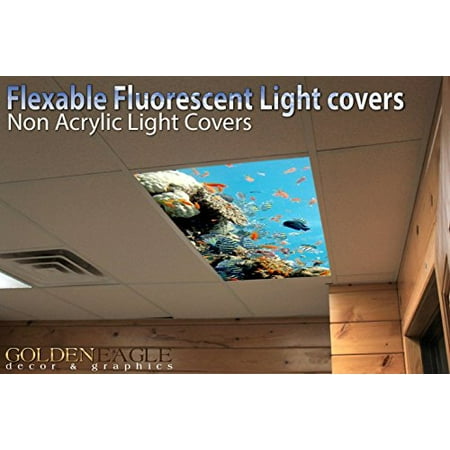 Ocean Reef 2ft X 4ft Drop Ceiling Fluorescent Decorative Ceiling