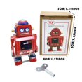 thumbnail image 4 of Mini Tin Plate Wind Up Robot Craft Ornament, 4 of 4