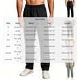 thumbnail image 3 of Mlkoz Mens Pants Summer Breathable Loose Mesh Cool Loose Straight Pants,Army Green,XXXL, 3 of 5