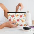 thumbnail image 7 of Cauagu Colorful Flower Chickens for Tyvek Makeup Bag,Reusable Travel Cosmetic Bag Women Organizer Toiletry Bag Birthday,Gifts for Women Girlfriend Mom Teacher 6.5’’*8.9’’, 7 of 7