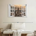 thumbnail image 2 of Elephant Stock Room With A View The Nyc Skyline Wall Art - Horizontal Canvas Wall Art - Living Room Wall Decor - Places Canvas - White And Brown Decor By Scott Stulberg - 39" x 26", 2 of 8