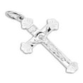 thumbnail image 3 of Hommes Croix Collier Collier Crucifix Exquis 925 Colliers Croix Collier en Argent Solide Performance, 3 of 8